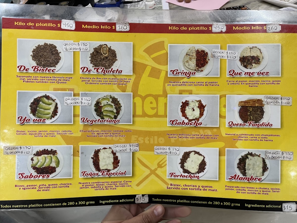 Encomenderos Menu - Image 2